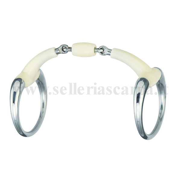 FILETTO OLIVA SNODATO C/GIOCO DOUBLE JOINT HAPPY MOUTH HB-2806 MO00357