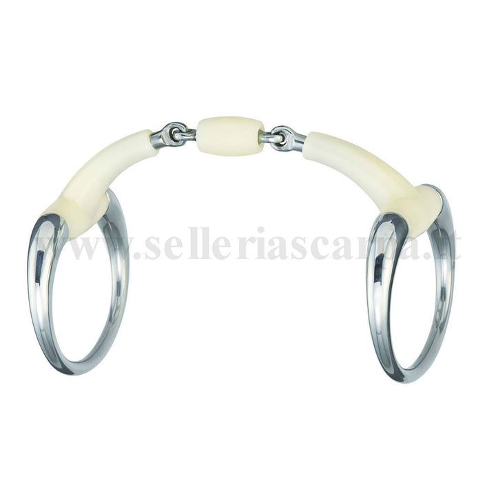 FILETTO OLIVA SNODATO C/GIOCO DOUBLE JOINT HAPPY MOUTH HB-2806 MO00357