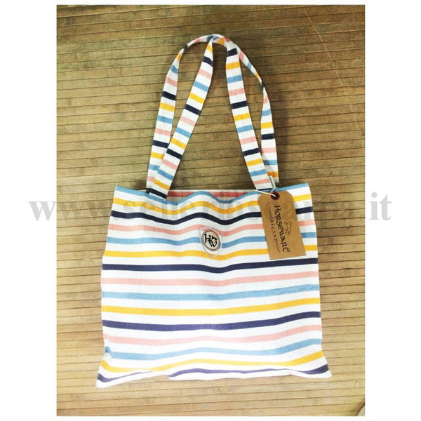 BORSA RIGHE SUMMER CANVAS PRINT BAG HORSEWARE