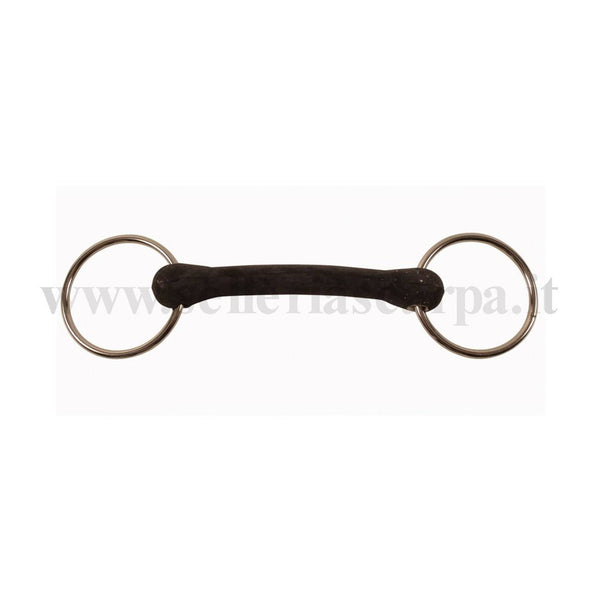 FILETTO INOX INTERO RIGIDO CON IMB. 21 MM RIV. IN GOMMA MO00038