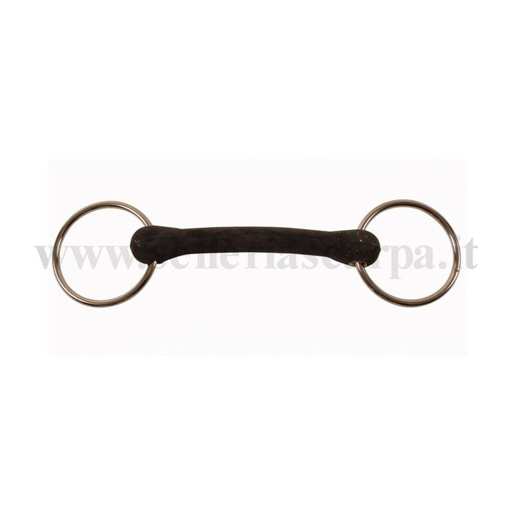 FILETTO INOX INTERO RIGIDO CON IMB. 21 MM RIV. IN GOMMA MO00038