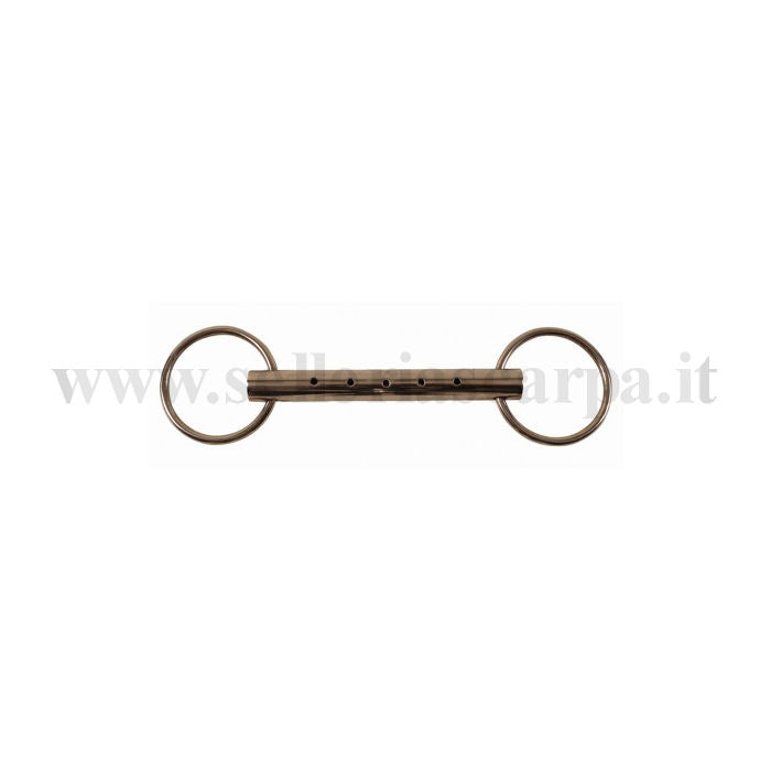 FILETTO INTERO CON IMBOCCATURA A RESPIRO INOX mm 21 MO00045A