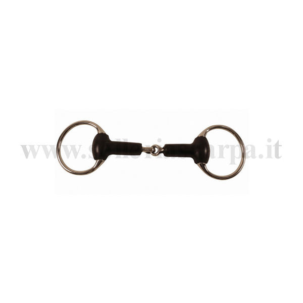 FILETTO OLIVA INOX SNOD.  IMB. 23 MM RIV. IN GOMMA MO00032