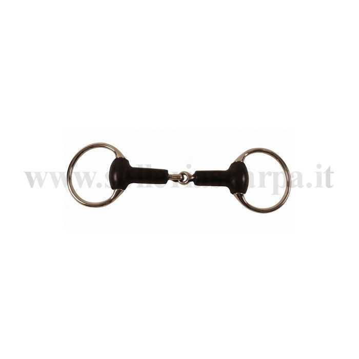 FILETTO OLIVA INOX SNOD.  IMB. 23 MM RIV. IN GOMMA MO00032