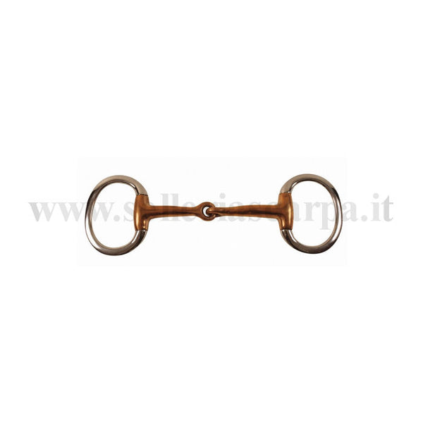 FILETTO OLIVA SNOD. INOX PIENO IMB. 17 MM IN RAME MO00022B