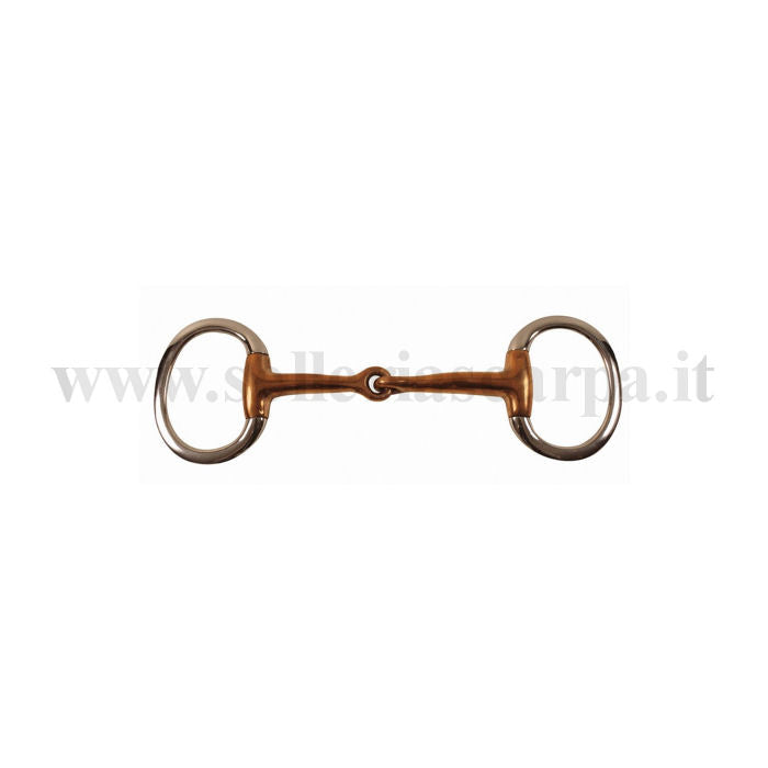 FILETTO OLIVA SNOD. INOX PIENO IMB. 17 MM IN RAME MO00022B
