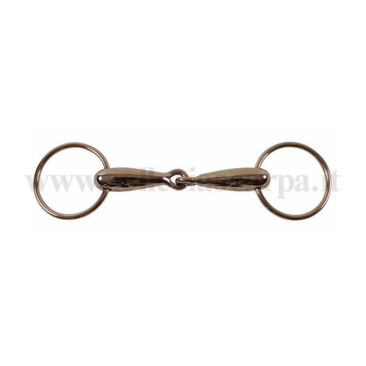 FILETTO SNODATO IN FERRO CROMATO VUOTO  spess 23 mm MO00040