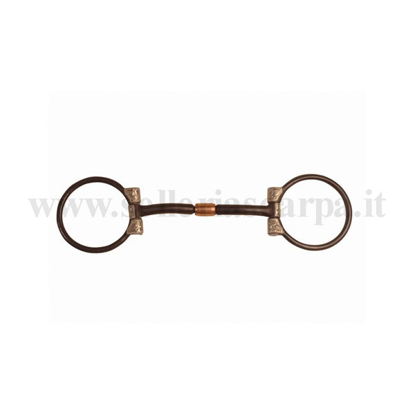 FILETTO WESTERN AD ANELLI DECORATI IN FERRO BRUNITO MO00067A