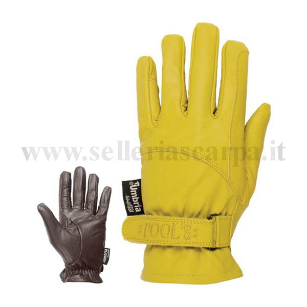 GUANTO PELLE MORBIDA CON CHIUSURA IN VELCRO POOL'S AB00174