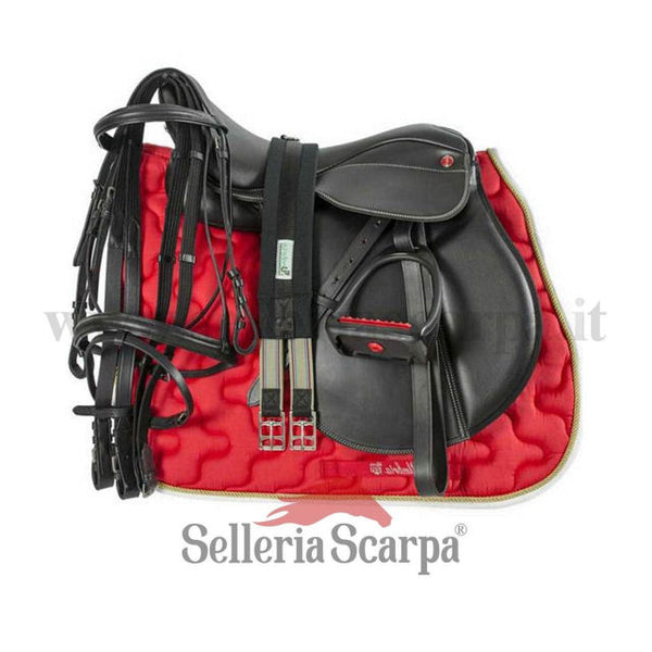 SET SELLA INGLESE COMPLETA PRO LIGHT ROSSO NEING1NEW003