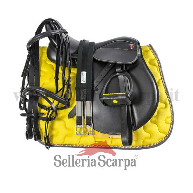 SET SELLA INGLESE COMPLETA PRO LIGHT GIALLO NEING1NEW007