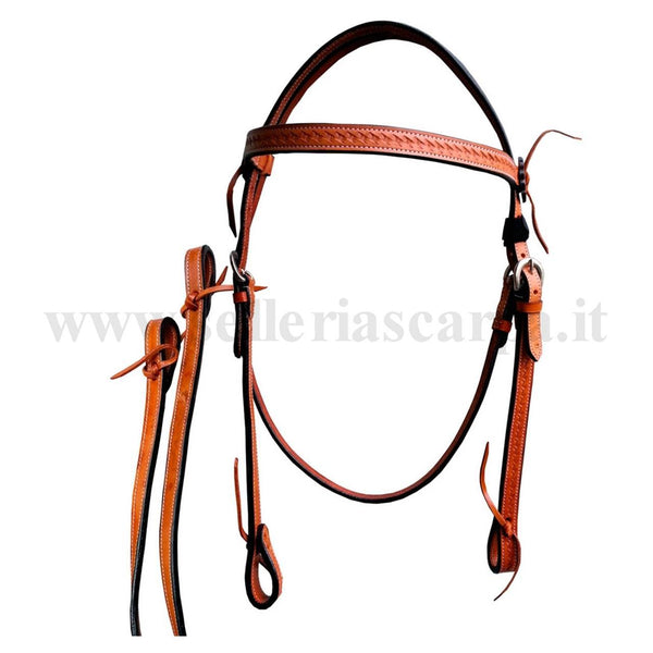 TESTIERA CUOIO CON REDINI NATOWA 1483399