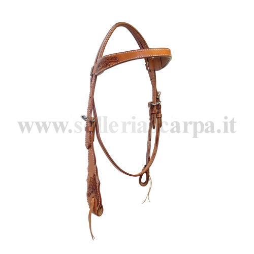 TESTIERA WESTERN DECORAZIONE FLOREALE BRAD REN'S 1495499