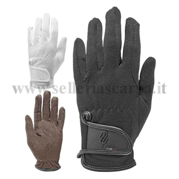 GUANTI PELLE SINTETICA AMARA UMBRIA EQUITAZIONE AB00096A