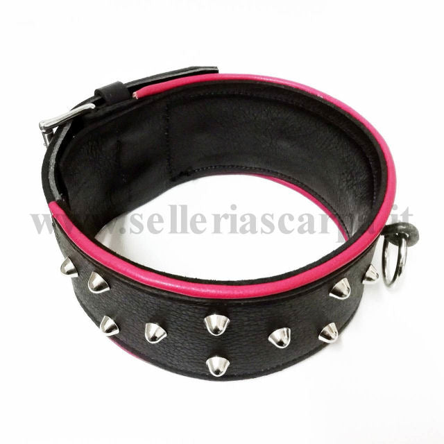 COLLARE PER CANE MASTINO NAPOLETANO IN CUOIO SELLERIA SCARPA