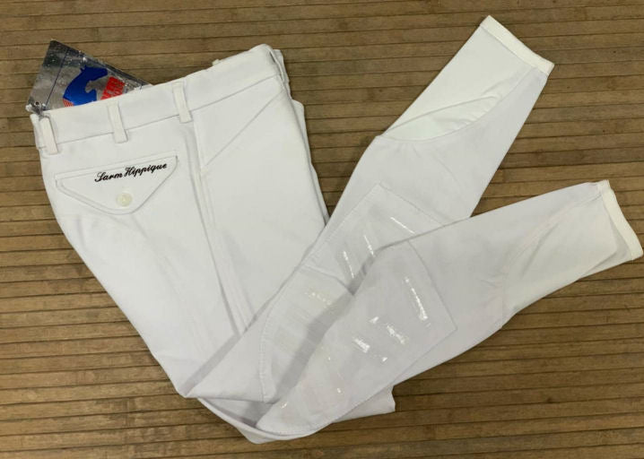 PANTALONI UOMO PATRICK CON GRIP SARM HIPPIQUE BIANCO
