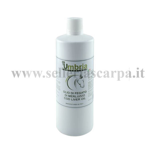 OLIO FEGATO DI MERLUZZO COD OIL 1 LITRO UMBRIA EQUITAZIONE PU00700
