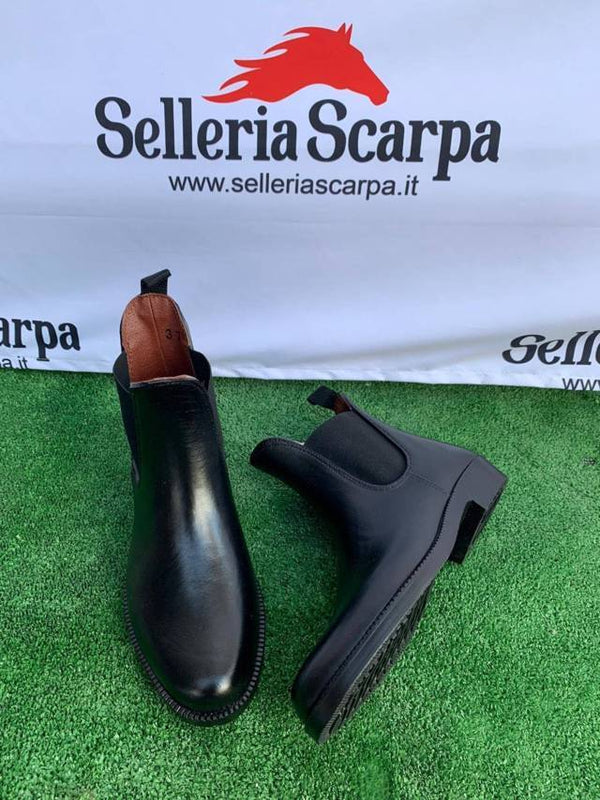 STIVALETTO JODHPURS GOMMA