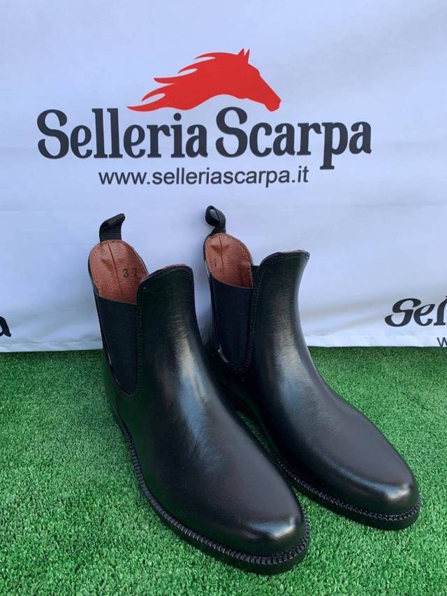STIVALETTO JODHPURS GOMMA