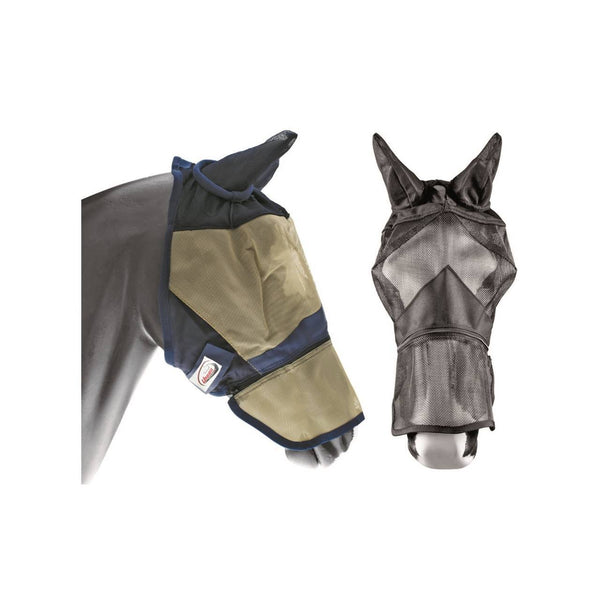 MASCHERA ANTIMOSCHE in PVC con orecchie