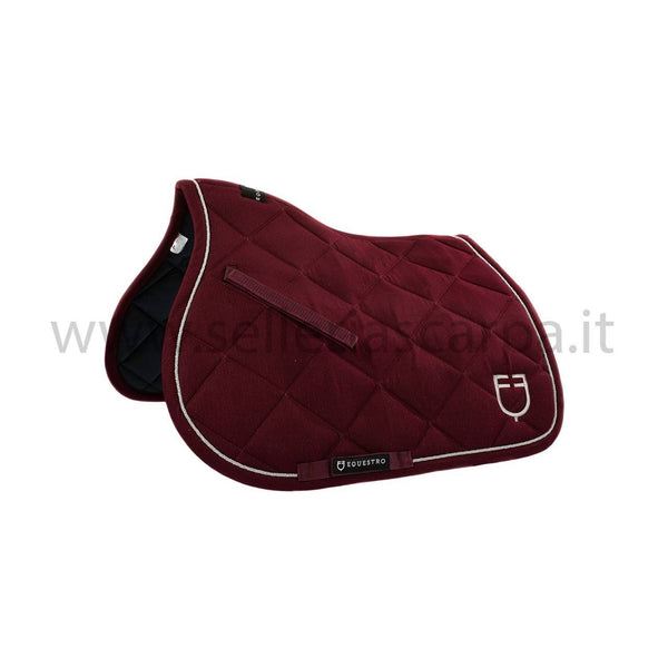 SOTTOSELLA EQUESTRO IN COTONE SAGOMATO CON LOGO SS00535L