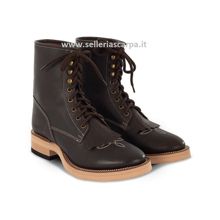 STIVALETTI LAKOTA MODELLO WESTERN IN CUOIO