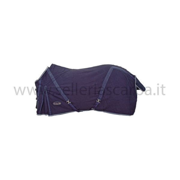 COPERTA COTONE C/COPRICODA CINGHIE INCROCIATE MODELLO MALAGA CO00010
