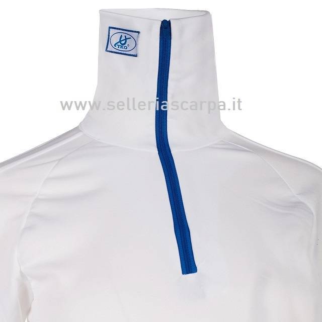 MAGLIA SOTTOGIUBBA COLLO LUNGO IN PILE CON ZIP COLORATA 015W TKO