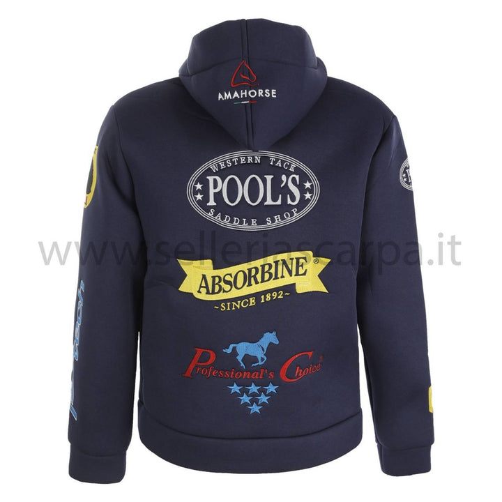 FELPA UNISEX MULTILOGO POOL'S PLU00012