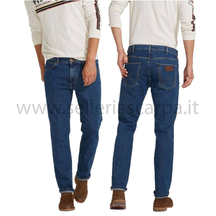JEANS UOMO WRANGLER GREENSBORO MIDSTONE ELASTICIZZATO WR00045