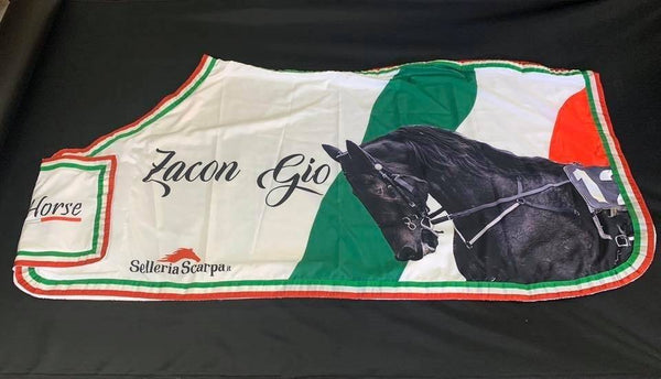 COPERTA STAMPATA PERSONALIZZATA FREE HORSE