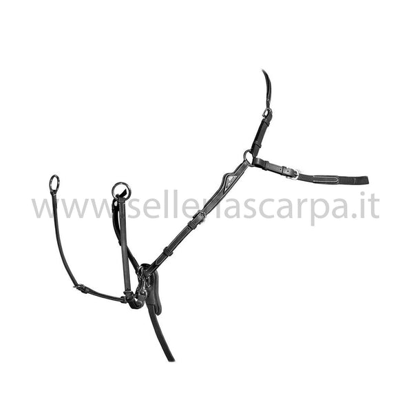 PETTORALE DA CACCIA NERO EQUILINE BJ202