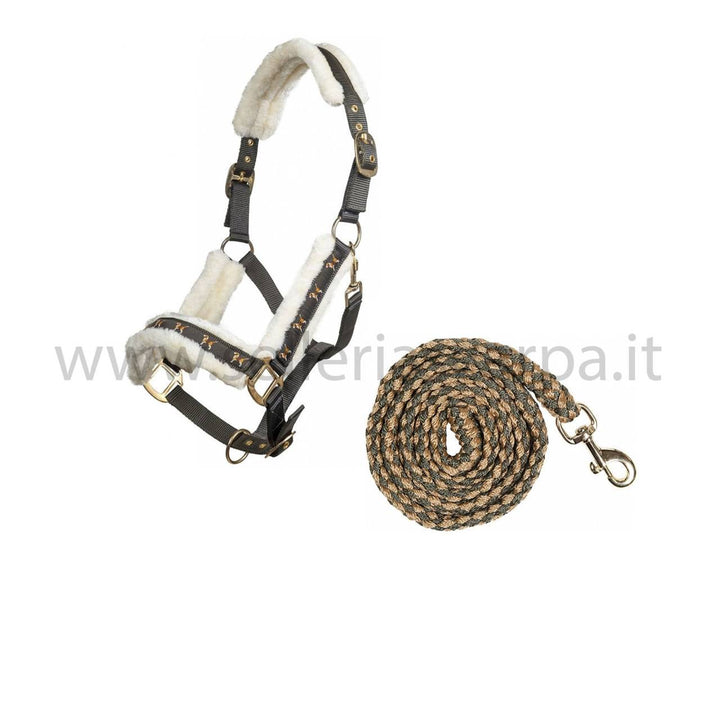 CAVEZZA E LUNGHINA NYLON CON PELO BEAGLE 12547/12817 HKM