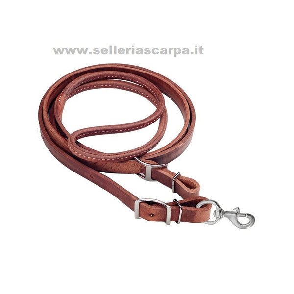 REDINI LAKOTA DA BARREL IN CUOIO, CON MOSCHETTONE