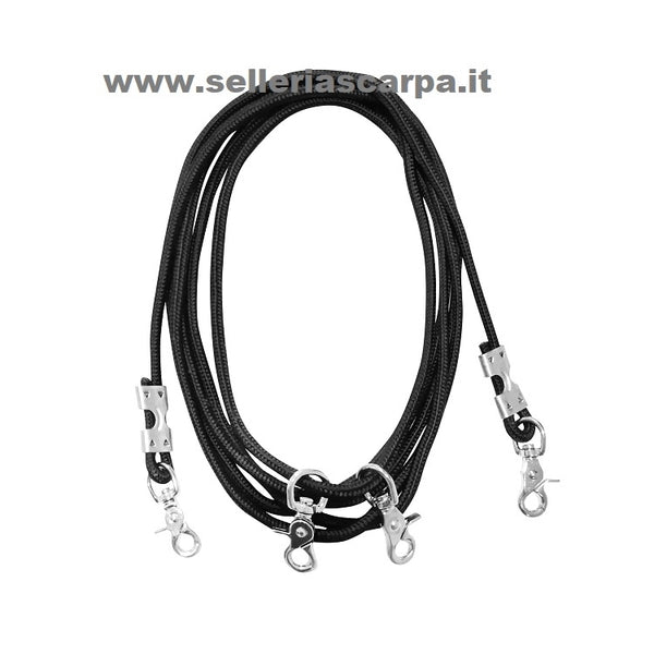 REDINI DI RITORNO IN CORDA SINTETICA LAKOTA CON MOSCHETTONI LK2032