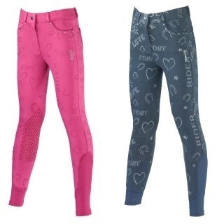 PANTALONI DASLO BAMBINA STAMPA E STRASS 0213099