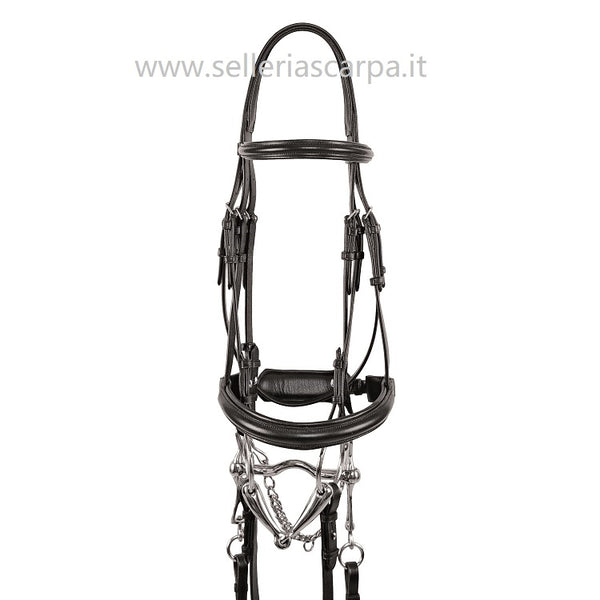 BRIGLIA PER MORSO E FILETTO DRESSAGE SUPREME