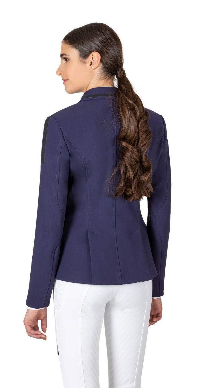 GIACCA COMPETIZIONE DONNA CELC BLU EQUILINE M08721 [EQWINTER2022]