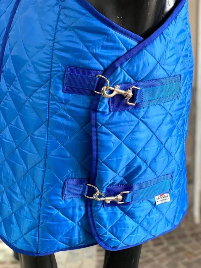 Coperta Box  blu royal