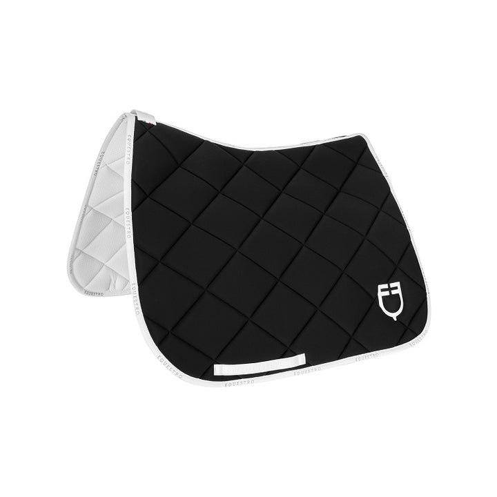 SOTTOSELLA E CUFFIA  MODELLO DRESSAGE C/LOGO EQUESTRO