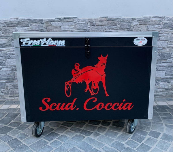 BAULE GRANDE TROTTO IN LEGNO FREE HORSE