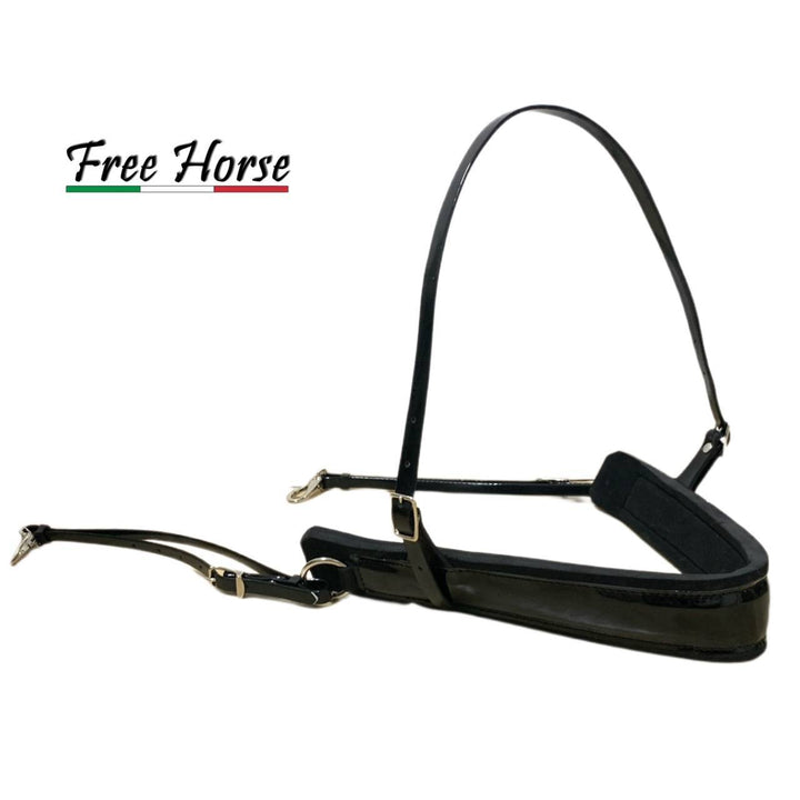 PETTORALE IN CUOIO E NEOPRENE FREE HORSE