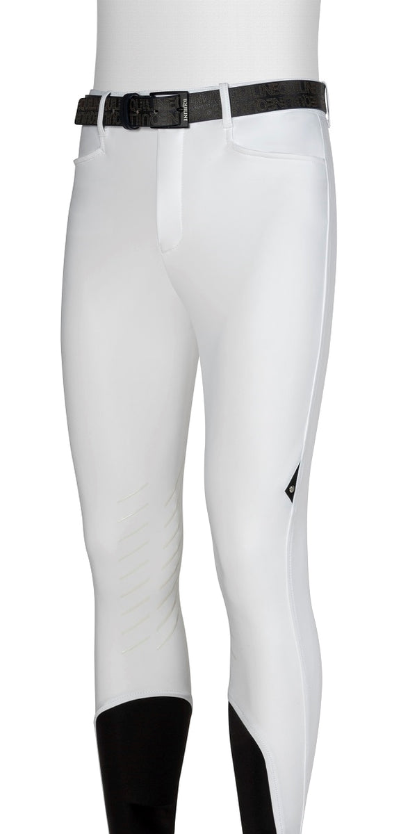 PANTALONE UOMO CRENTK EQUILINE N08304 tg 48/bianco