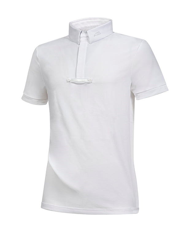 POLO UOMO COMPETIZIONE CELIRAC BIANCO H00540 EQUILINE