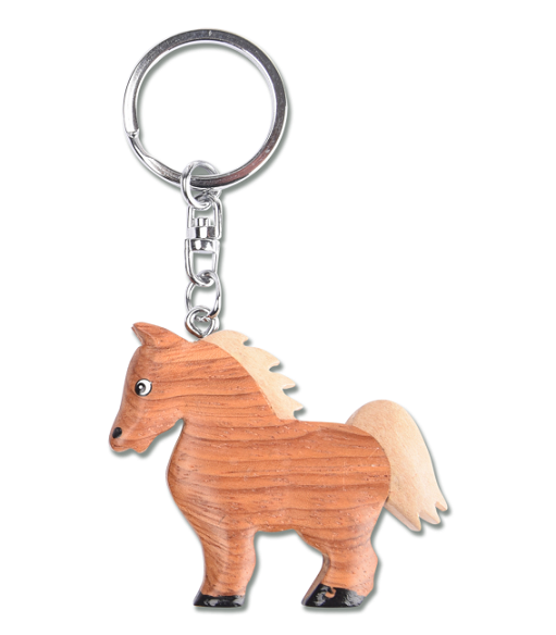 PORTACHIAVI RING E HEAD HORSE