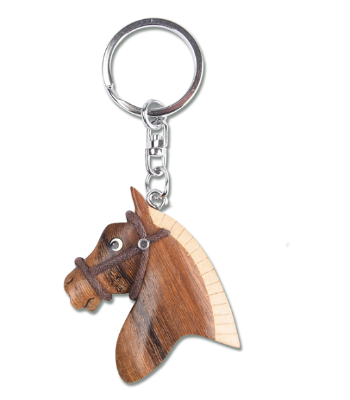 PORTACHIAVI RING E HEAD HORSE