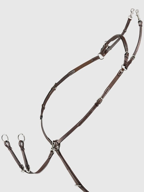 PETTORALE DA CACCIA NERO EQUILINE CON ELASTICI  e MOSCHETTONI BJ101