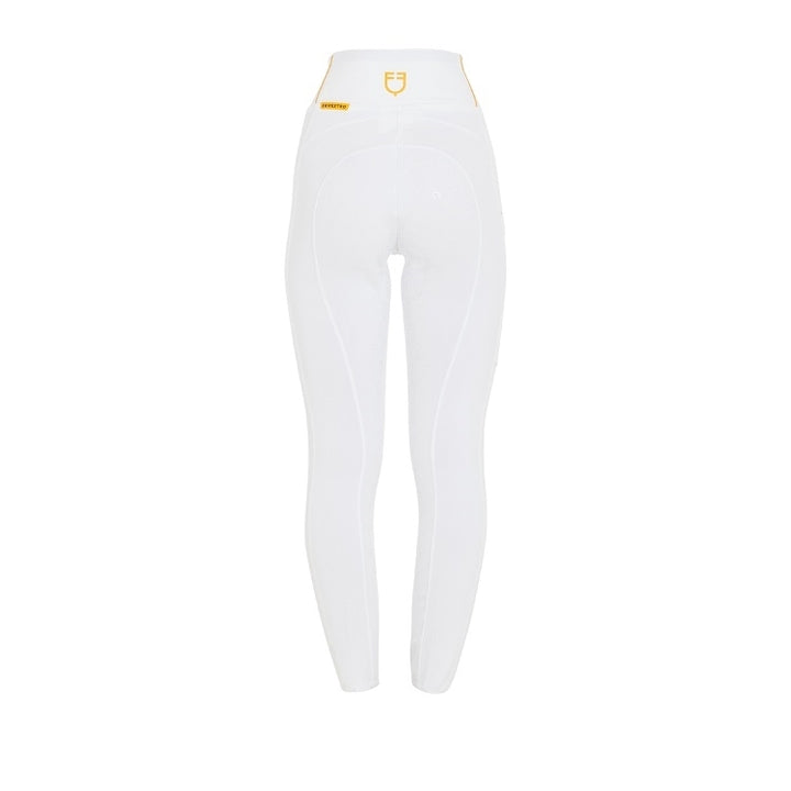 Leggins bambina slim fit grip con logo bianco ETKU00047 (EQSS24)