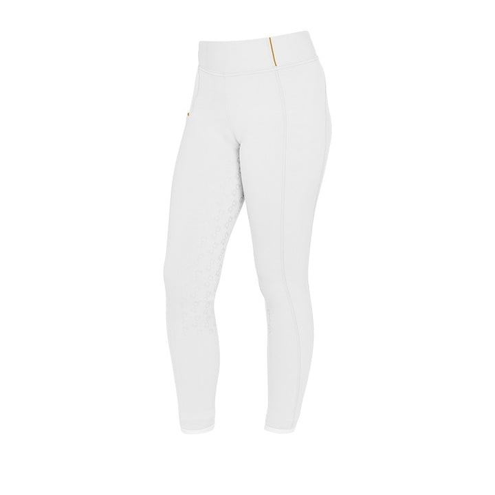 Leggins bambina slim fit grip con logo bianco ETKU00047 (EQSS24)
