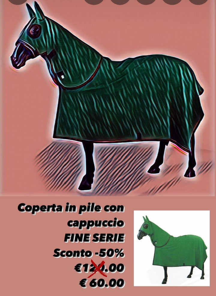 COPERTA PASSEGGIO CON CAPPUCCIO SELLERIA SCARPA